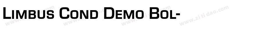 Limbus Cond Demo Bol字体转换